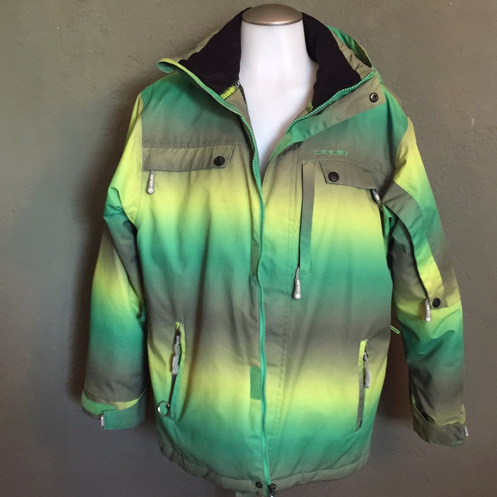 Liquid Freerider ski snowboard‎ jacket coat zip up hood